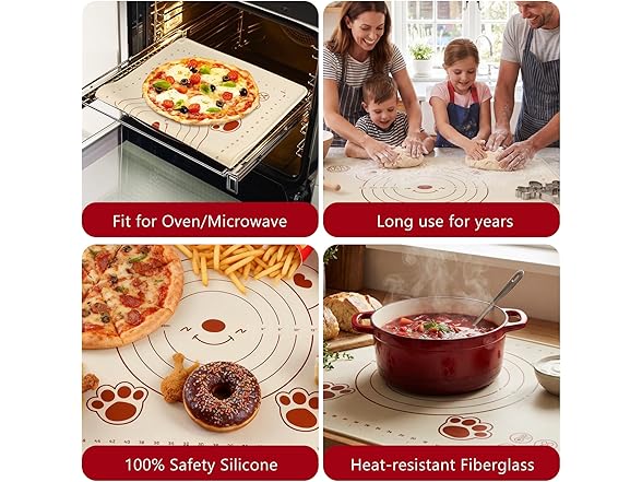 CHARMROSE Silicone Baking Mat