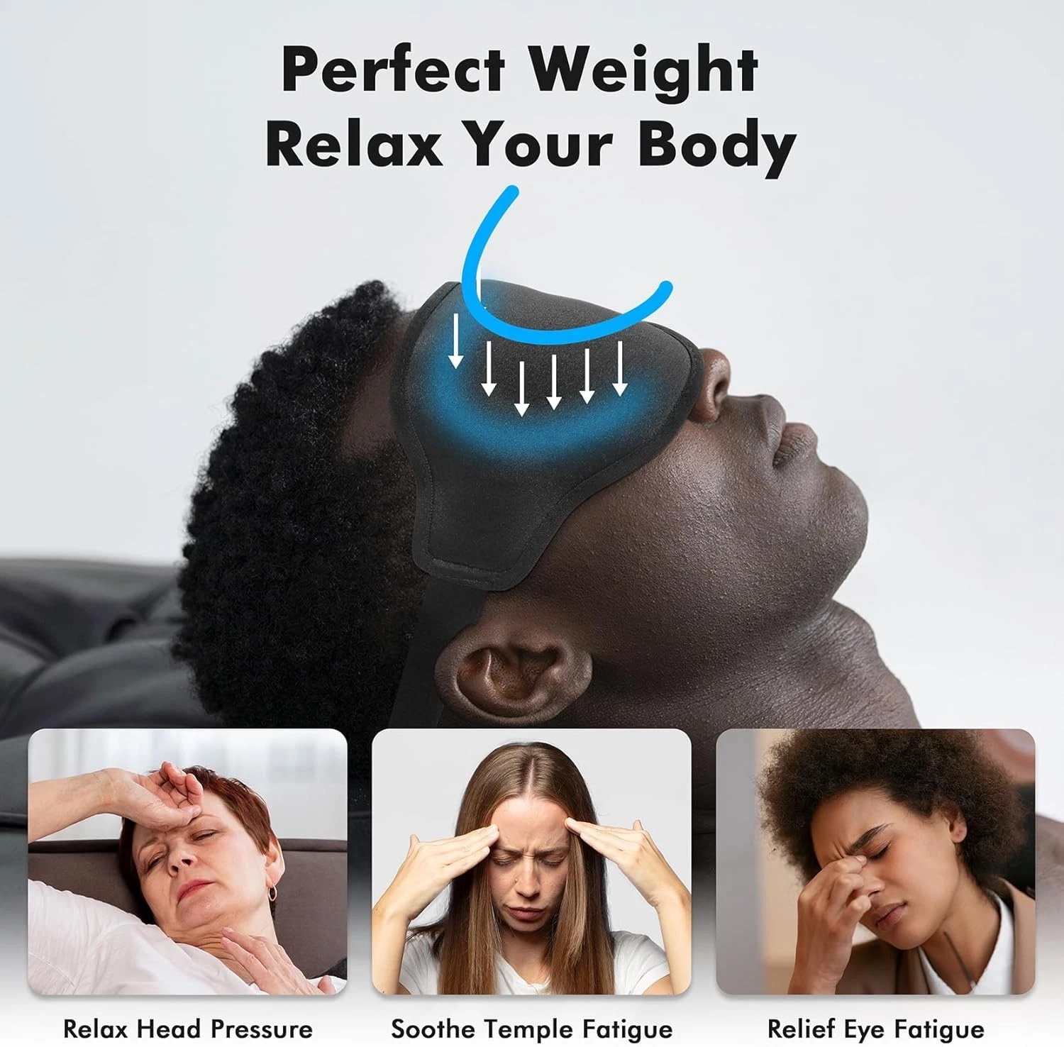 2 Pack Weighted Eye Mask for Sleeping - Gallery 7