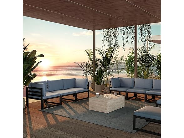 LeisureMod Maya Coffee Table