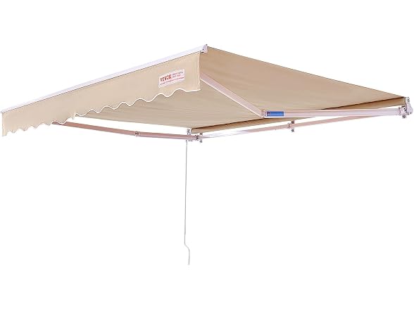 Manual Retractable Awning, 8 x 7 ft Outdoor