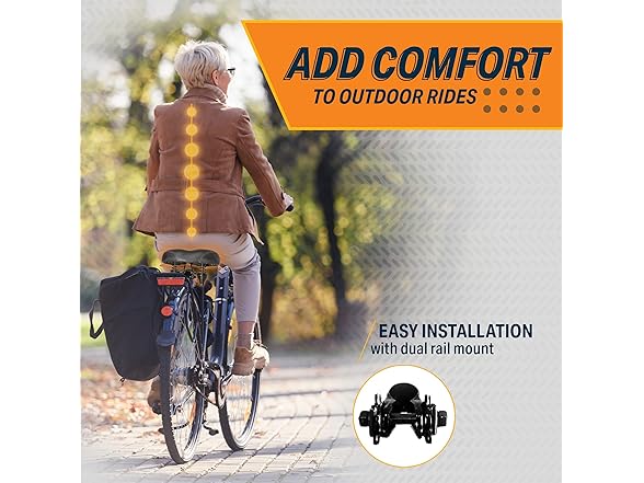 Bikeroo Extra Wide Replacement Saddle