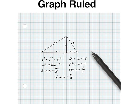 Staples Graph Ruled Filler Paper