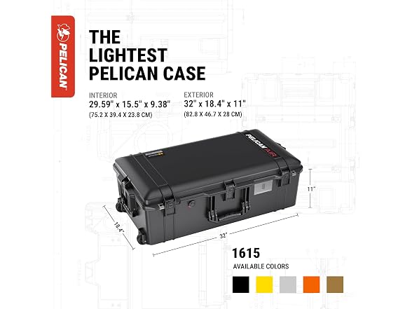 Pelican Air Case with Foam