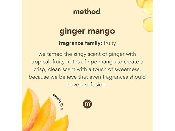Method Fragrance Booster, Ginger Mango