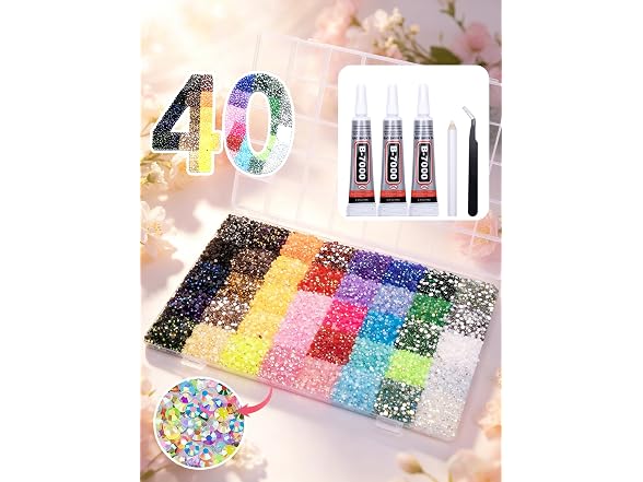 Klimonla Bedazzler Kit with Rhinestones