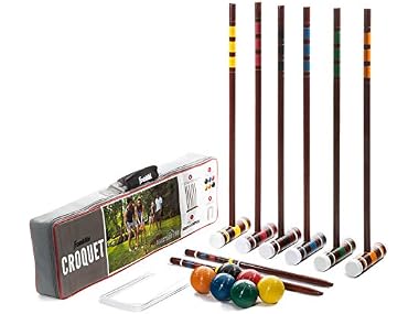 $39.99, Was $79.99, 50% Off! Franklin Sports 6 Player Family Croquet Set dealfomo