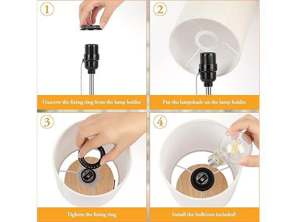Lakumu 2Pk Table Lamps with USB Ports