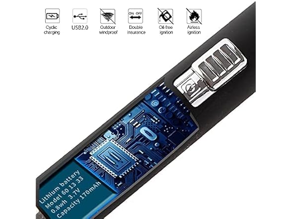 USB Lighter w/Rotating Head 17.5in
