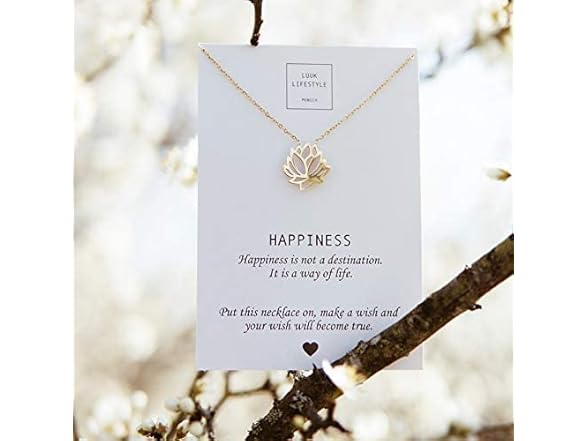 LUUK Silver Lotus Pendant