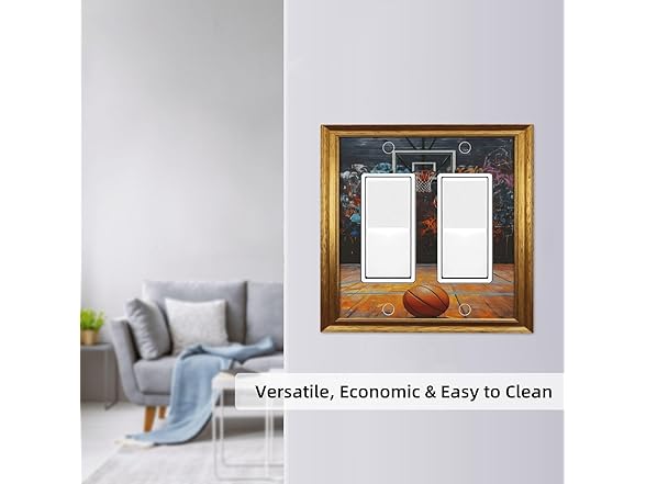 Vorchtax Decorative Art Light Switch Covers Basket