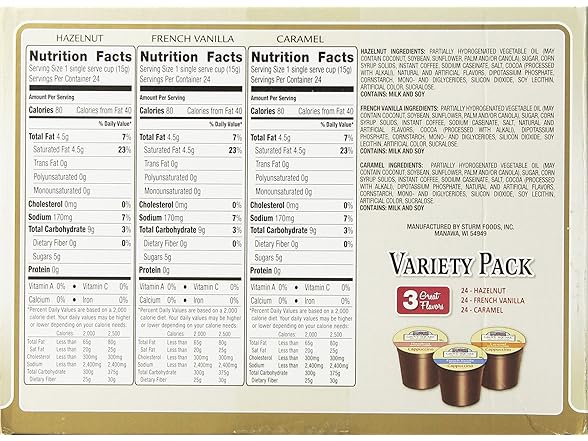 72CT Grove Square Cappuccino Pods, Variety Pack