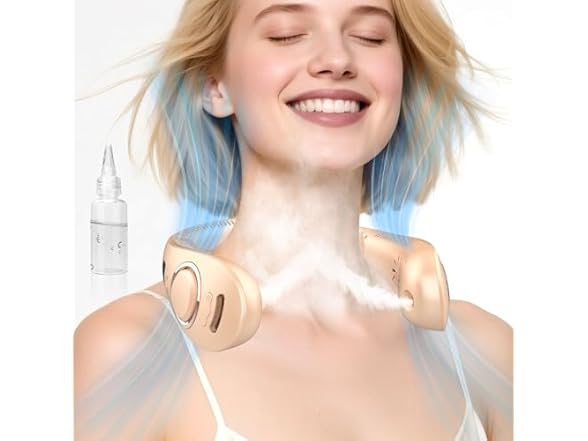 Neck Fan with Mist,Portable Neck Fans