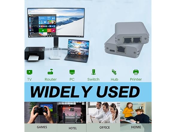 Aoaizue RJ45 Ethernet Splitter Adapter