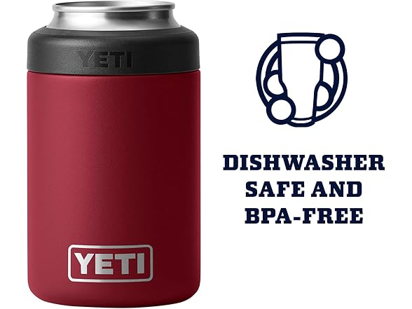 YETI Rambler 12oz Colster Can Insulator, Harvest Red