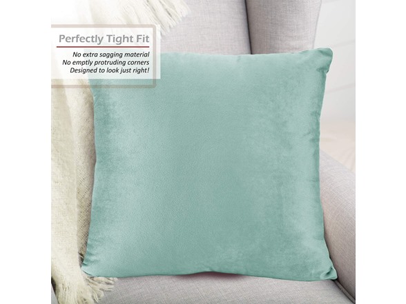 Nestl Euro Pillow Covers Cozy Velvet 26"