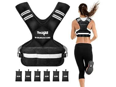 $26.99, Was $78.99, 65% Off! Yes4All Adjustable Weighted Vest 20-32lbs dealfomo