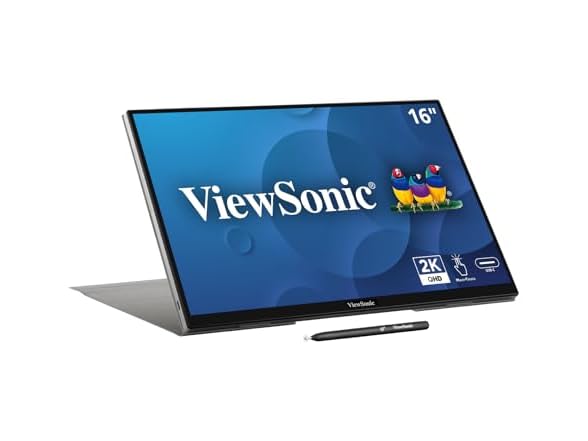 ViewSonic TD1656-2K-S 16" Touchscreen Portable Monitor