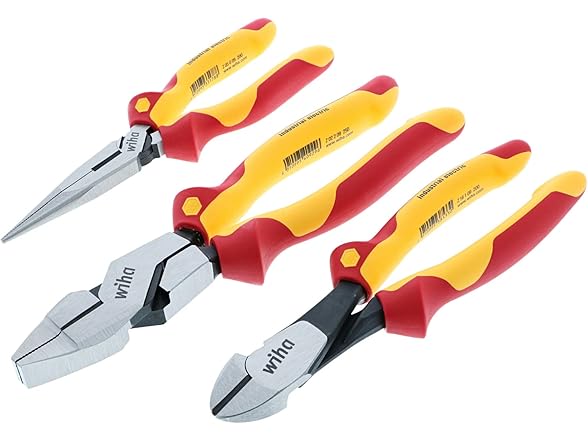 Wiha 32968 3pc Insulated Pliers and Cutters Set