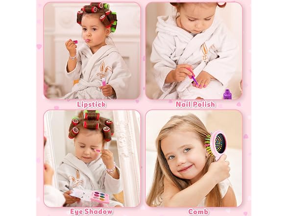 Hollyhi B09JG1441T Kids Makeup Kit