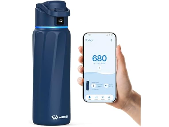 WaterH BOOST Smart Water Bottle, 32oz