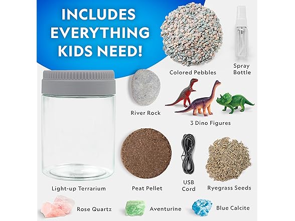 Blue Marble National Geographic Dinosaur Terrarium