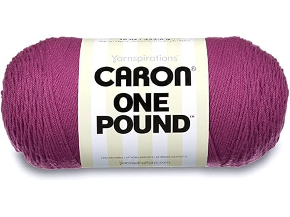 Caron One Pound Purple Yarn - 2 Pack