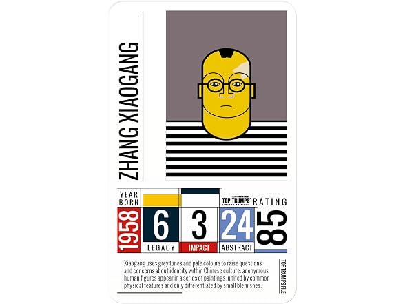 Top Trumps Card Game Tin Great Modern Artists Collector's Tin