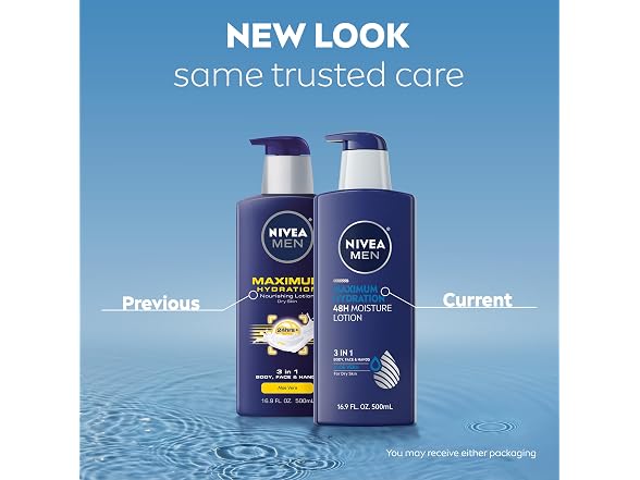 NIVEA MEN Maximum Hydration Lotion 16.9oz