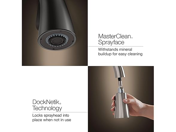 KOHLER K-23765-CP Tone Faucet Sprayhead Polished Chrome