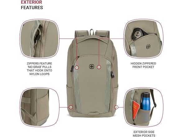 SwissGear 8118 Laptop Backpack, Olive, 18 Inches