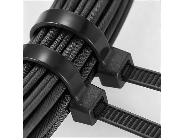 YSHFNUHSJ 400 Pack Black Zip Ties Assorted Sizes