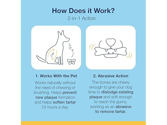 ProDen PlaqueOff System Dental Care Bones