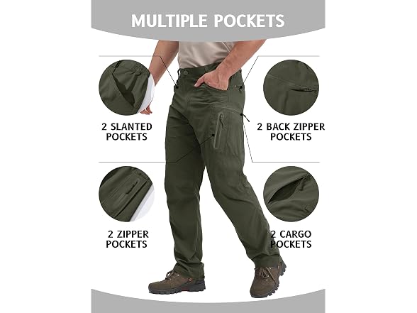 Tacvasen Men (34) Weight Work Pants Pants Trousers
