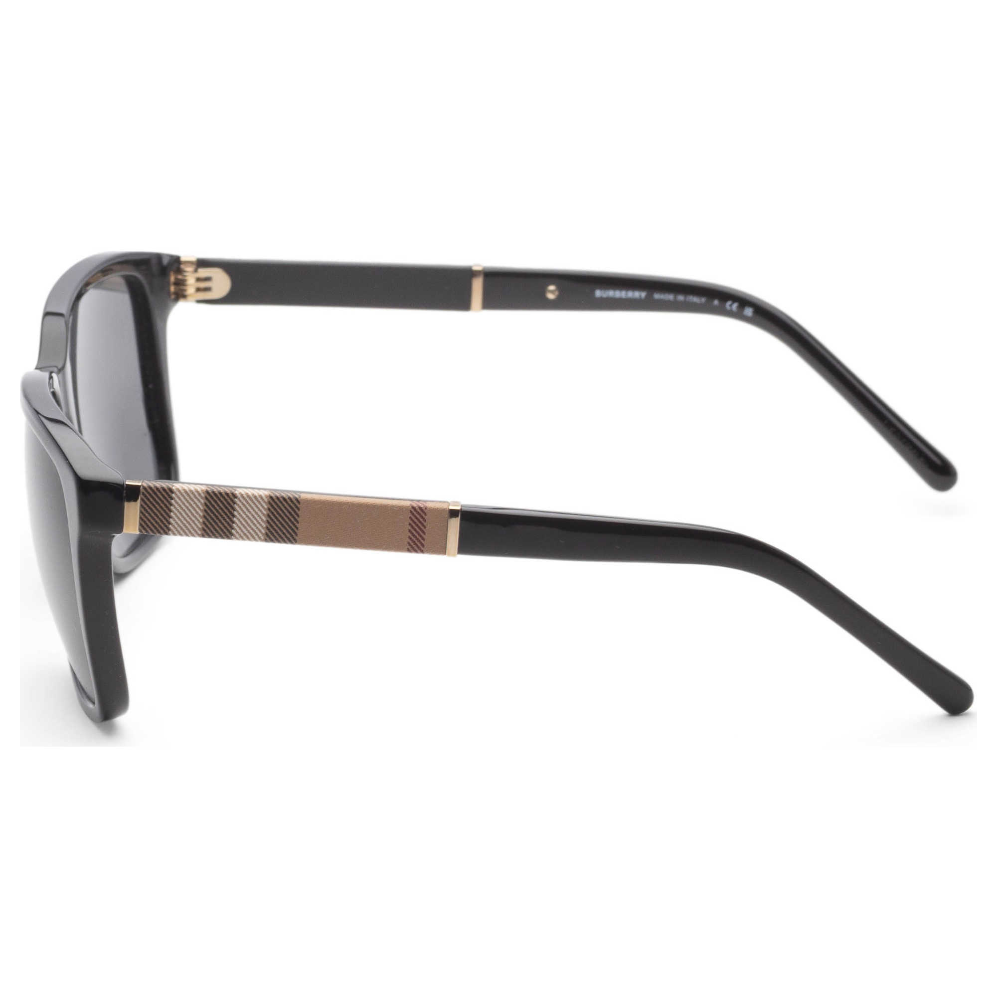 Burberry Men's 58mm Black Sunglasses - Gallery 5