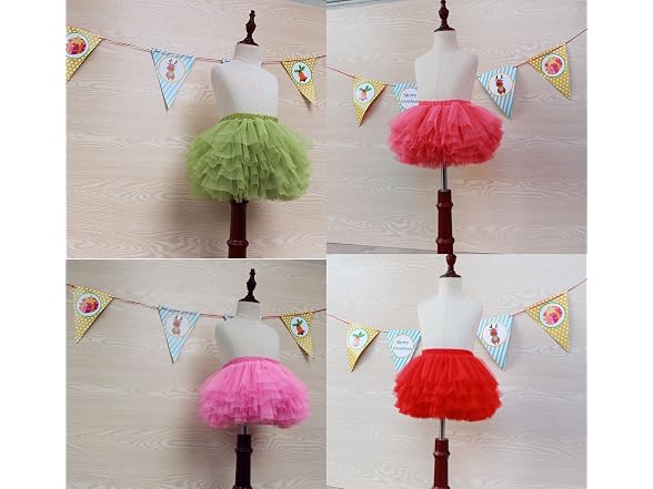 Elamccor (2-3T) Tutu Skirt Baby Girl Tulle Skirts