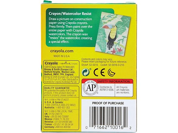 Crayola Crayons for Kids, School Supplies, 16 Count