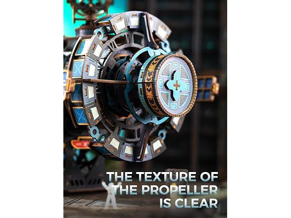 Aeneovix 3D Wooden Space Station Puzzle