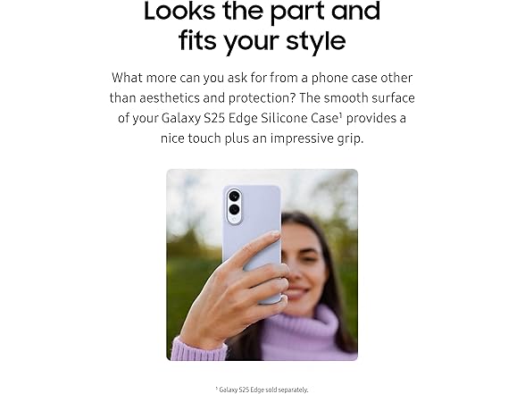 Galaxy S25 Edge Silicone Phone Case