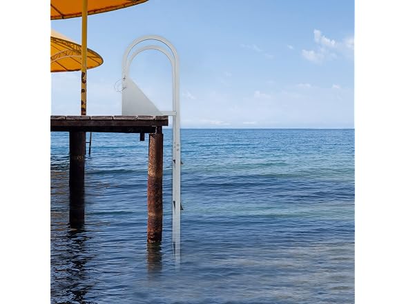 Dock Ladder, Flip-Up 3 Steps, 350 lbs Load