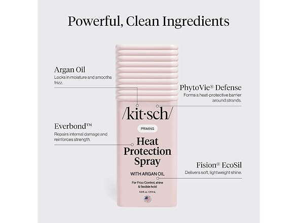 Kitsch Argan Oil Heat Protectant Spray 6.8oz