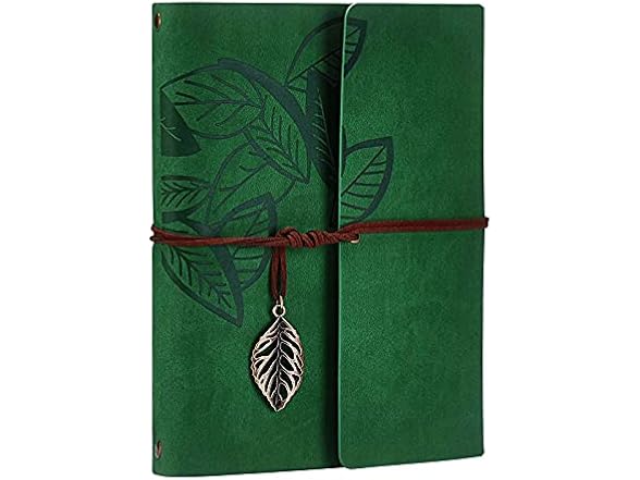Scrapbook Album,Leather Leaf Pattern