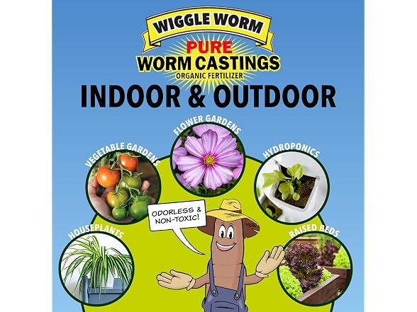 Wiggle Worm 100% Pure Organic Mineral