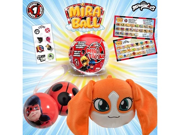 Miraball Surprise Plush - Miraculous Ladybug 4PK