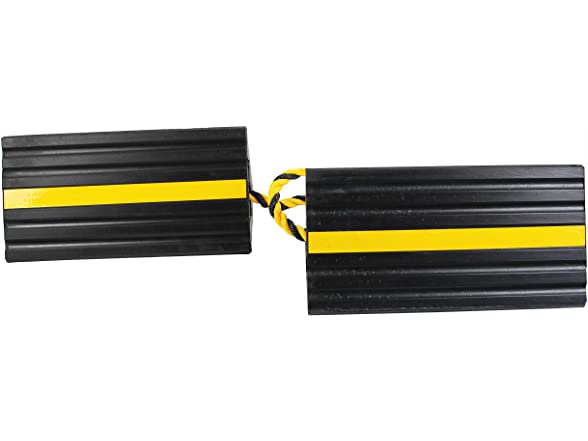 MAXXHAUL Rubber Wheel Chock - 2 Pack, Secure Your