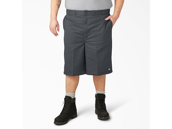 Dickies Men (42) Loose Work Shorts Charcoal