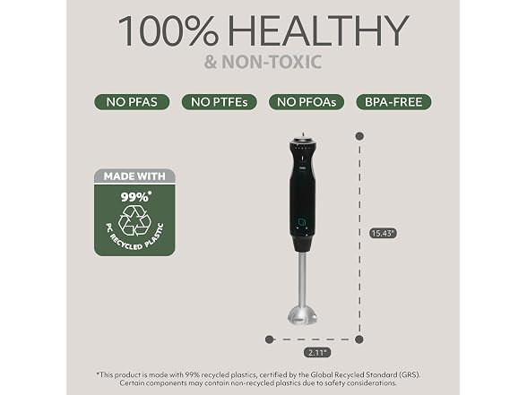 WILLOW Eco Series 5 Speed Immersion Blender