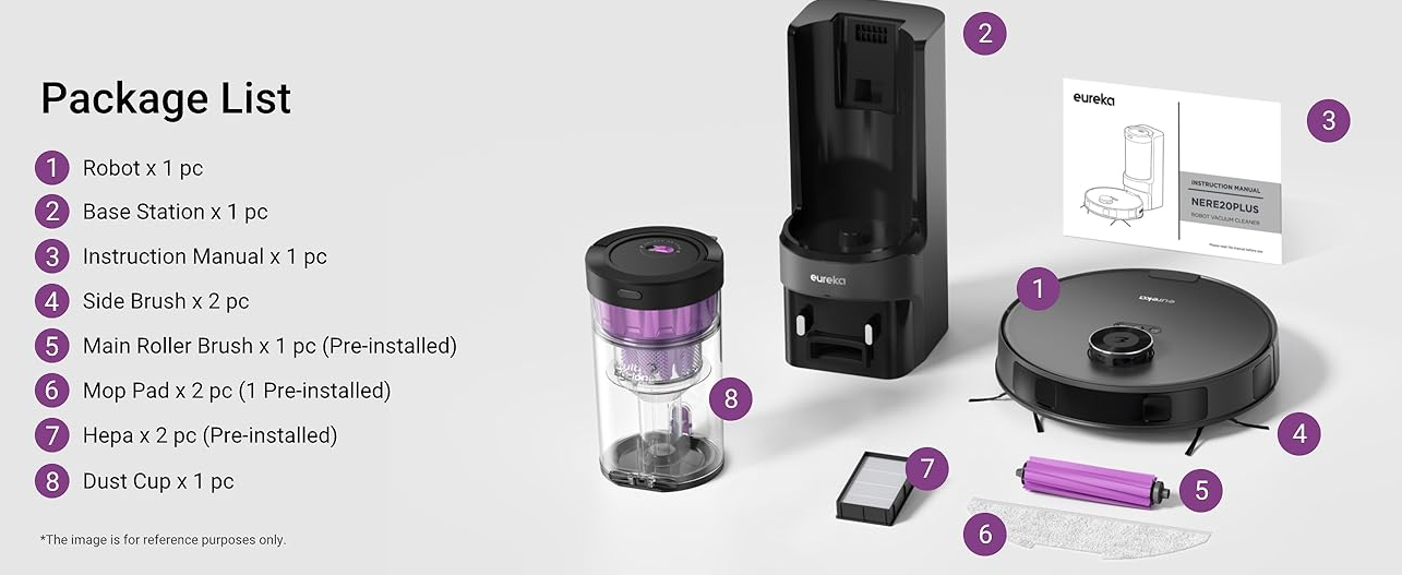 (NEW!) Eureka E20 Plus Robot VacMop Combo - Gallery 20