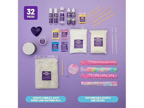 Claire’s DIY Bath Bomb & Scented Candle Making Set