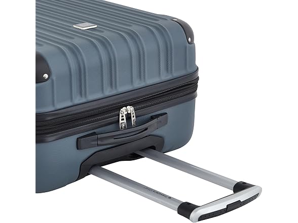Travelers Club Midtown Hardside 4-Piece Luggage Travel Set, Slate