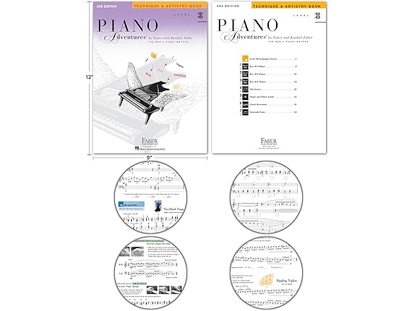 Piano Adventures Level 3B Learning Set